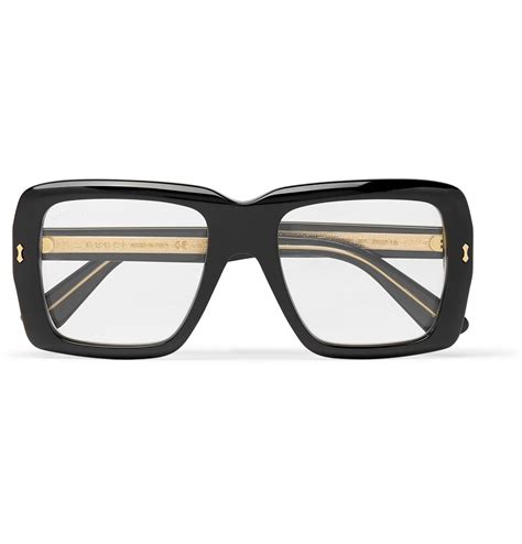 gucci square optical glasses